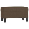 Banc Marron 70x35x41 cm Tissu 557025557025