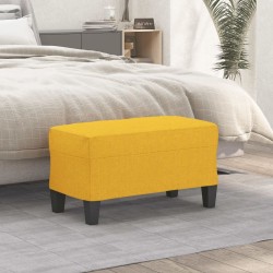 Banc Jaune clair 70x35x41 cm Tissu 557027557027