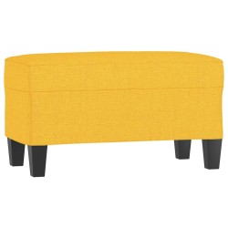 Banc Jaune clair 70x35x41 cm Tissu 557027557027