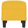 Banc Jaune clair 70x35x41 cm Tissu 557027557027