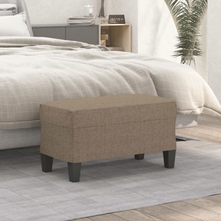 Banc Taupe 70x35x41 cm Tissu 557028557028