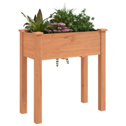 Jardinière avec doublure marron 71x37x76cm bois massif de sapin 557030557030