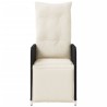 Chaises inclinables de jardin lot de 2 et table résine tressée 557045557045