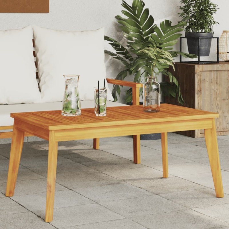 Table à manger de jardin 100x55x45 cm bois massif d'acacia 557065557065