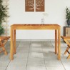 Table à manger de jardin 110x55x75 cm bois massif d'acacia 557072557072