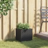 Jardinière noir 36x30x32 cm résine tressée 557089557089