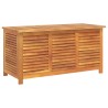 Boîte de rangement de jardin persiennes 113x50x56cm bois acacia 557102557102