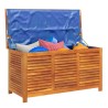 Boîte de rangement de jardin persiennes 113x50x56cm bois acacia 557102557102