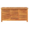 Boîte de rangement de jardin persiennes 113x50x56cm bois acacia 557102557102