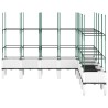 Jardinière avec treillis blanc 200x160x142,5 cm PP 557107557107