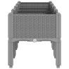 Jardinière avec pieds gris clair 160x40x42 cm PP 557110557110