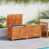 Boîte de rangement de jardin persiennes 150x50x56cm bois acacia 557119557119