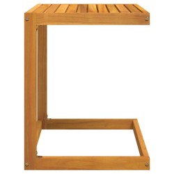 Table en forme de C 42x40x50 cm bois massif d'acacia 557132557132
