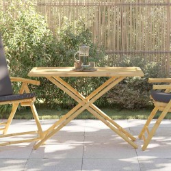 Table de jardin pliable 110x55x75 cm bambou 557134557134