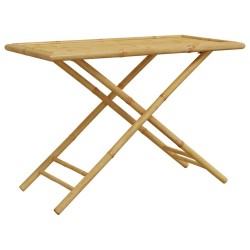 Table de jardin pliable 110x55x75 cm bambou 557134557134