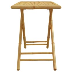 Table de jardin pliable 110x55x75 cm bambou 557134557134