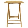 Table de jardin pliable 110x55x75 cm bambou 557134557134