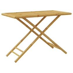 Table de jardin pliable 110x55x75 cm bambou 557134557134