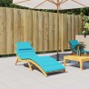 Coussin de chaise longue turquoise tissu oxford 557147557147