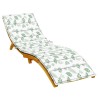 Coussin de chaise longue motif de feuilles tissu oxford 557152557152