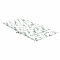 Coussins de chaise à dossier bas lot de 2 modèle de feuille 557154557154