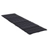 Coussin de chaise longue motif à carreaux noir tissu oxford 557159557159