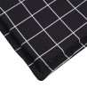 Coussin de chaise longue motif à carreaux noir tissu oxford 557159557159