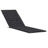 Coussin de chaise longue motif à carreaux noir tissu oxford 557166557166
