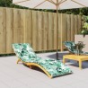 Coussin de chaise longue motif de feuilles tissu oxford 557168557168