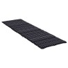 Coussin de chaise longue motif à carreaux noir tissu oxford 557169557169