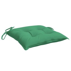 Coussins de chaise lot de 2 vert 40x40x7 cm tissu oxford 557174557174