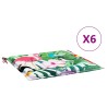 Coussins de chaise 6 pcs Multicolore 50 x 50 x 4 cm 557175557175