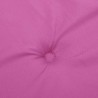 Coussins de chaise de jardin lot de 6 rose 50x50x4 cm tissu 557186557186