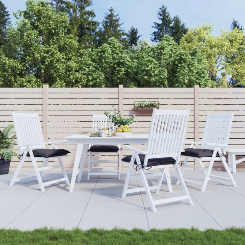 Coussins de chaise lot de 4 anthracite 40x40x7 cm tissu oxford 557189557189