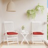 Coussins de chaise lot de 2 rouge 40x40x7 cm tissu oxford 557190557190