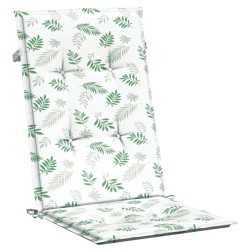 Coussins de chaise à dossier haut lot de 2 modèle de feuille 557196557196