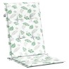 Coussins de chaise à dossier haut lot de 2 modèle de feuille 557196557196