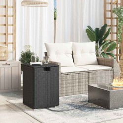 Table de couverture de bouteille de propane noir 40x40x60 cm 557237557237