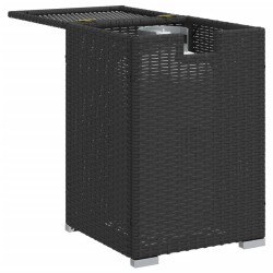 Table de couverture de bouteille de propane noir 40x40x60 cm 557237557237