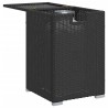 Table de couverture de bouteille de propane noir 40x40x60 cm 557237557237