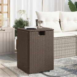 Table de couverture de bouteille de propane marron 40x40x60 cm 557240557240