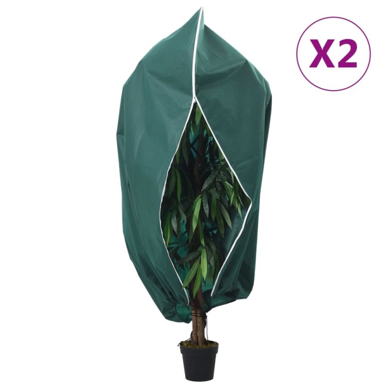 Housses de protection pour plantes avec fermeture éclair 2 pcs 557280557280