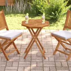 Dessus de table 60x60x2,5 cm octogonal bois de teck massif 557291557291