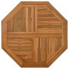Dessus de table 60x60x2,5 cm octogonal bois de teck massif 557291557291