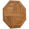 Dessus de table 60x60x2,5 cm octogonal bois de teck massif 557291557291