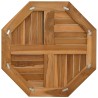 Dessus de table 60x60x2,5 cm octogonal bois de teck massif 557291557291