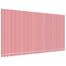 Tissu de remplacement pour auvent rayures rouges et blanches 557293557293