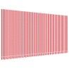 Tissu de remplacement pour auvent rayures rouges et blanches 557293557293