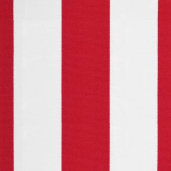 Tissu de remplacement pour auvent rayures rouges et blanches 557293557293