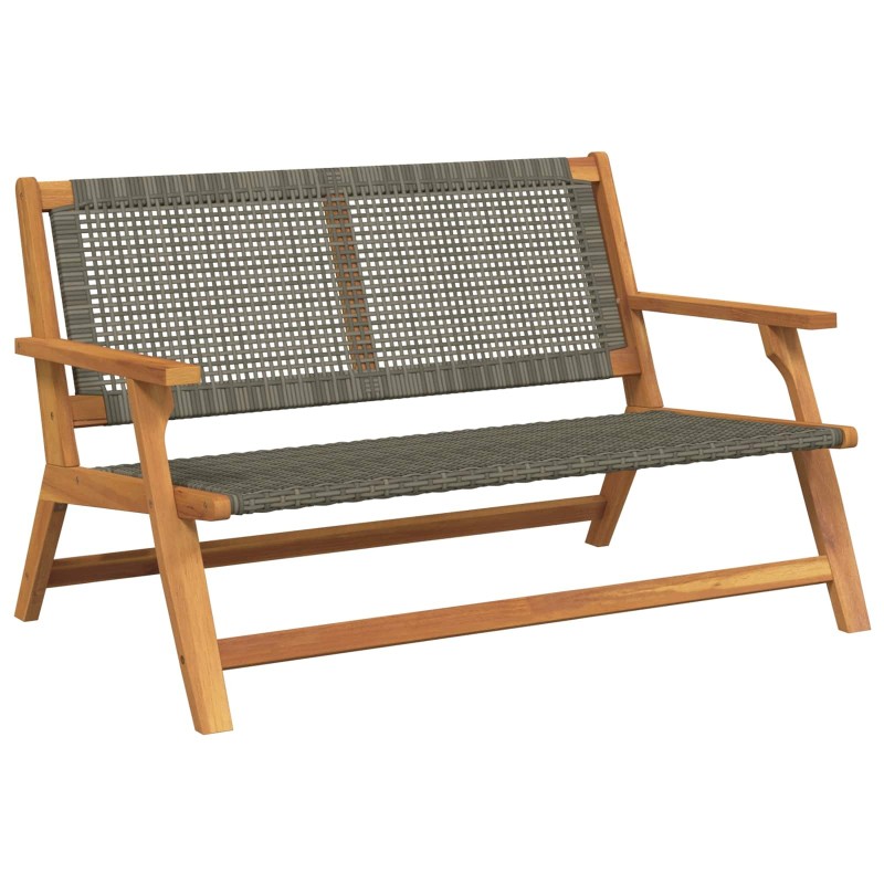 Mobilier de jardin Gris 122 x 78 x 73 cm Bois d'Acacia Massif 557295557295